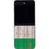 Ireland Flag Dark Wood Galaxy Z Flip5 5G Skin
